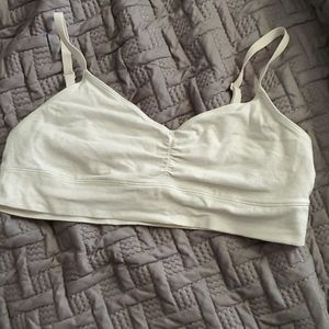 Aerie cream cotton bralette 🍦